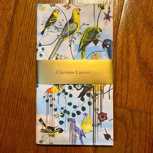 NWT Christian Lacroix leather-like travel journal